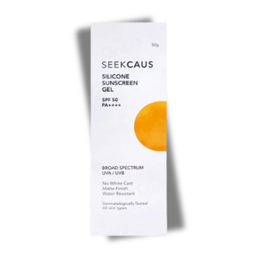 Seekcaus Silicone Sunscreen Gel SPF 50 PA++++ 50G